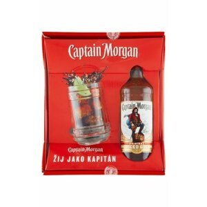 Captain Morgan Spiced Gold + korbel 0,7l 35% GB