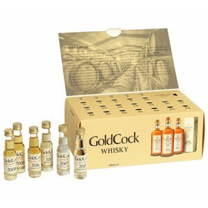 Degustační kalendář Gold Cock 24×0,02l 49,2%