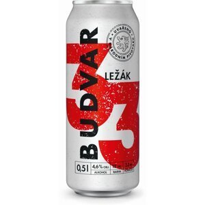 Budweiser Budvar Ležák 33 4×0,5l 4,6% Plech