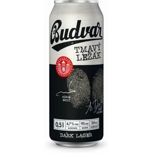 Budweiser Budvar Tmavý ležák 11,9° 6×0,5l 4,7% Plech