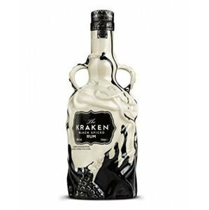 Kraken Black Spiced Rum Black and White Ceramic 2y 0,7l 40% L.E.