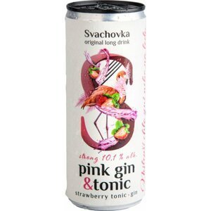 Pink Gin & Tonic Svachovka Strong 0,25l