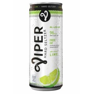 Viper Hard Seltzer Lime 0,33l 4% Plech