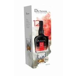 Rum Dictador 12y 0,7l 40% + 1x sklo GB