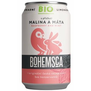 Bohemsca Bio Malina a Máta 0,33l Plech