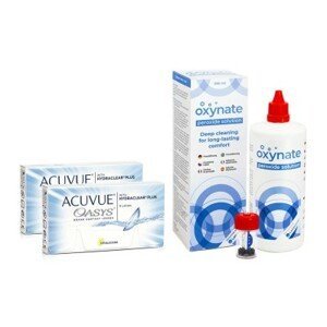 Johnson & Johnson Acuvue Oasys (12 čoček) + Oxynate Peroxide 380 ml s pouzdrem