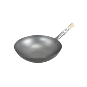 Pánev wok ocelová - kulaté dno 35cm