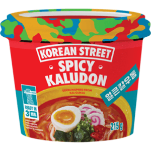 Nong Shim Korean Street pikantní instantní nudlová polévka Kaludon v mísce 215g