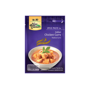 Indické kuřecí kari Madras pasta Asian Home Gourmet 50g