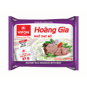 Vifon Hoang Gia instantní rýžová nudlová polévka hovězí PHO BO 120g
