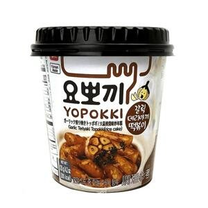 YOPOKKI Cup korejské rýžové koláčky s příchutí Teriyaki 120g