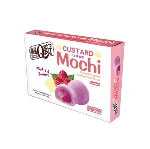 Q Mochi Custard Raspberry Fruit 168g