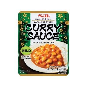S&B Curry Mild japonské jemné kari se zeleninou 205g