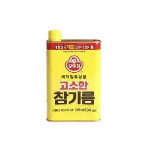 Ottogi sezamový olej plech 1L