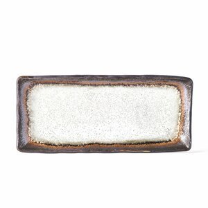 MIJ talíř na sashimi Akane Grey 29 x 13 cm