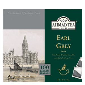 Ahmad Tea | Earl Grey | 100 sáčků (bez úvazku)