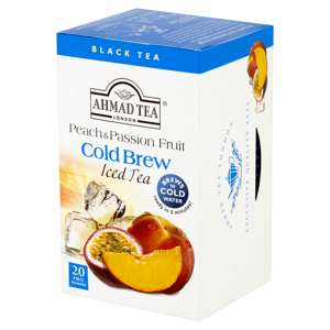 Ahmad Tea | Peach & Passion Fruit Cold Brew | 20 alu sáčků