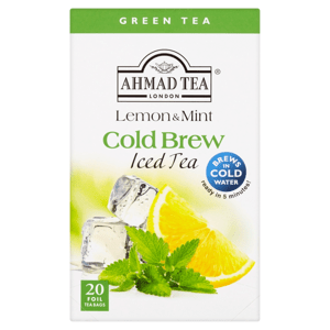 Ahmad Tea | Lemon & Mint Cold Brew | 20 alu sáčků