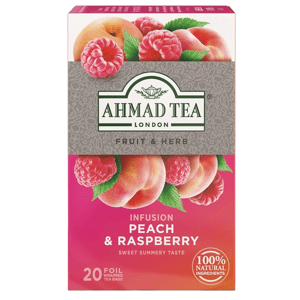 Ahmad Tea | Peach & Raspberry | 20 alu sáčků