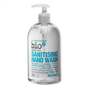 Bio-D Tekuté mýdlo na ruce - bez vůně (500 ml) s dezinfekčním účinkem