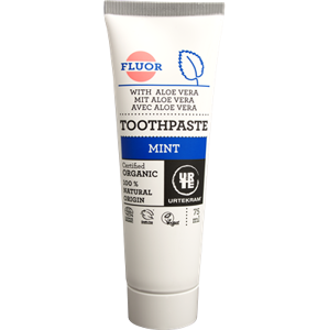 Urtekram Mátová zubní pasta s fluorem BIO (75 ml)