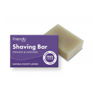 Friendly Soap Přírodní mýdlo na holení pomeranč a levandule (95 g) 