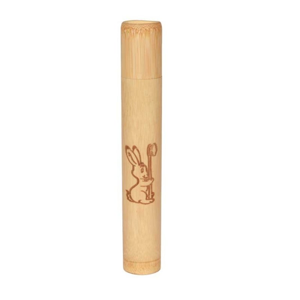 Curanatura Bambusové pouzdro na dětský kartáček 100% rozložitelné, bez lepidel