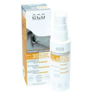 Eco Cosmetics Opalovací olej ve spreji SPF 30 BIO (50 ml) 100% přírodní, s minerálními pigmenty
