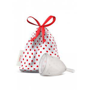 LadyCup Menstruační kalíšek - transparentní - malý (S)