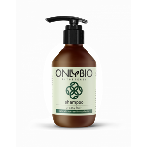 OnlyBio Šampon pro mastné vlasy (250 ml) ve skleněné lahvi