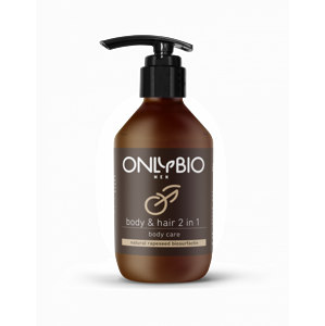 OnlyBio Pečující sprchový gel a šampon pro muže (250 ml) 