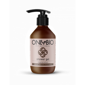 OnlyBio Regenerační sprchový gel (250 ml) ve skleněné lahvi