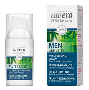 Lavera Hydratační krém pro muže Sensitive BIO (30 ml) se zklidňujícími učinky