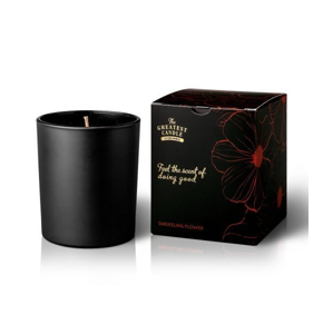 The Greatest Candle Vonná svíčka v černém skle (170 g) - květ darjeelingu - AKCE 