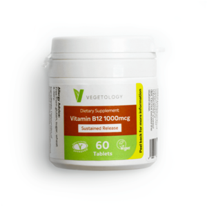 Vegetology Vitamin B12 1000 IU kyanokobalamin (60 tablet)