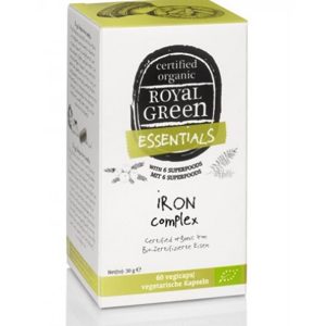 Royal Green Železo komplex BIO (60 kapslí) železo z listů kari