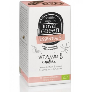Royal Green Vitamin B komplex BIO (60 tablet) s kombinací účinných bylin a hub