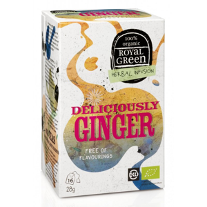 Royal Green Zázvorový čaj Deliciously Ginger BIO (28 g) expirace 3/2021