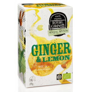 Royal Green Zázvorový čaj Ginger & Lemon BIO (28 g)