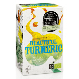 Royal Green Bylinný čaj Beautiful Turmeric BIO (27 g) expirace 3/2021