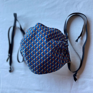 Vilibaldo Ochranná rouška ze 100% bavlny - pánská s drátkem pro těsnění u nosu