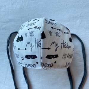 Vilibaldo Ochranná rouška ze 100% bavlny - dětská (6-12 let) s kapsou na filtr