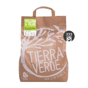 Tierra Verde Prací prášek na bílé prádlo a látkové pleny - INOVACE pap. pytel 5 kg