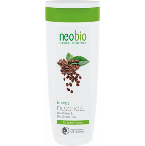 Neobio Sprchový gel Energy (250 ml) s kofeinem a zeleným čajem