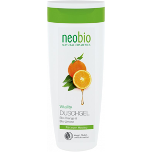 Neobio Sprchový gel Vitality (250 ml) s pomerančem a citrónem