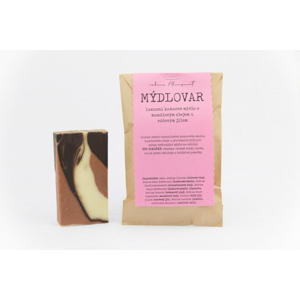 Mýdlovar Kakaové mýdlo s mandlovým olejem a růžovým jílem (60 g)