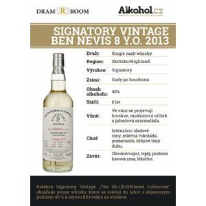 Signatory Vintage Ben Nevis 2013 8y 0,04l 46%