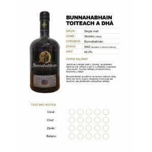 Bunnahabhain Toiteach A Dhà 0,04l 46,3%