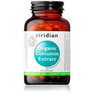 Viridian Curcumin extract organic 60 kapslí