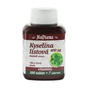 MedPharma Kyselina listová 400 µg 107 tablet
